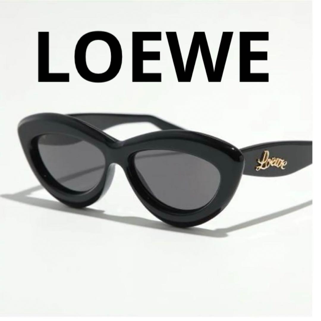 ロエベ ブラック キャットアイ サングラス LW400961 楽天市場】LOEWE ロエベ サングラス LW40096I レディース キャットアイ
