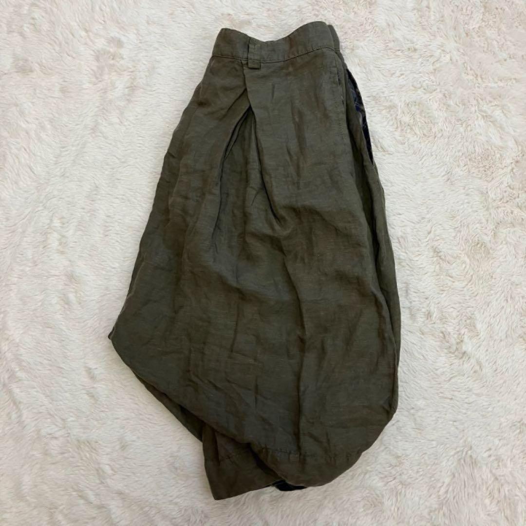 新品】 ヴィヴィアンウエストウッド リネン混 サルエルパンツ オーブ釦