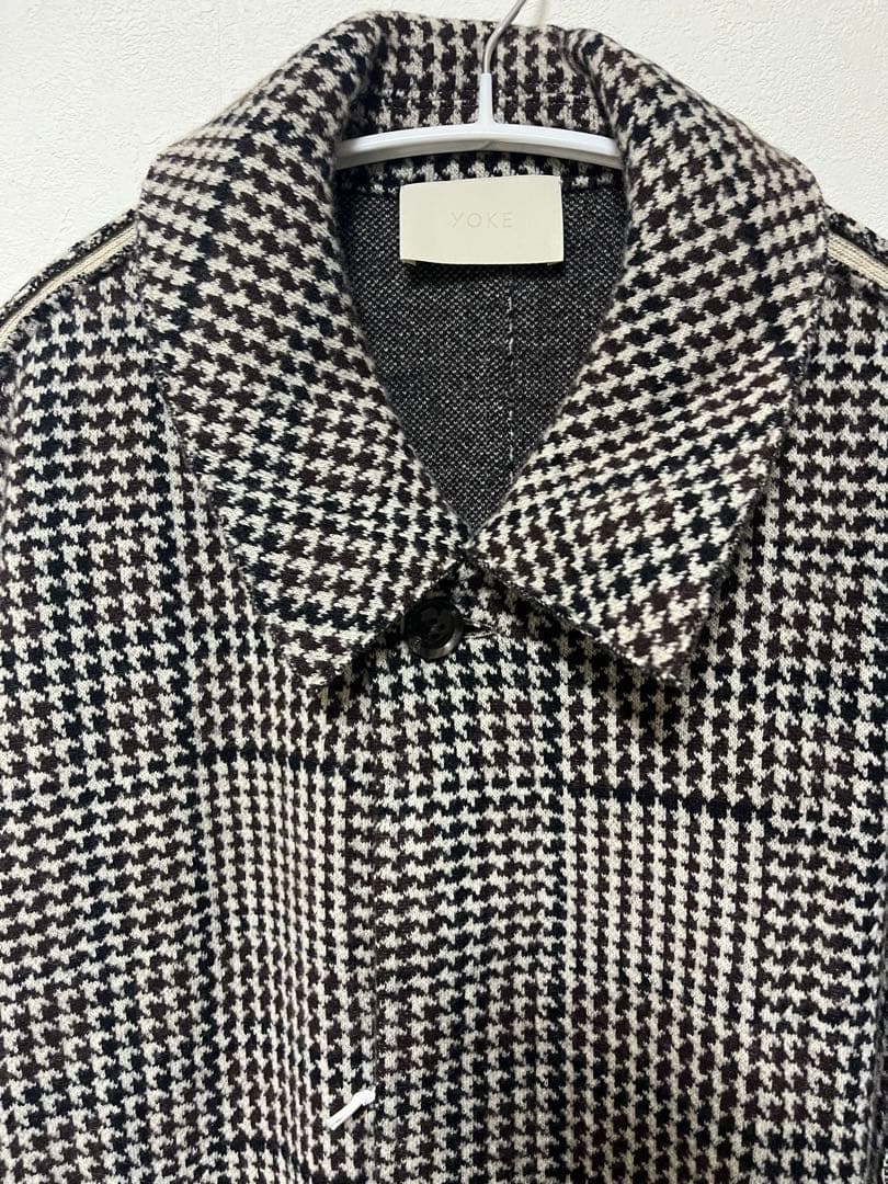 yoke 18aw 復刻 ニットコートgunclub check coat - メルカリ