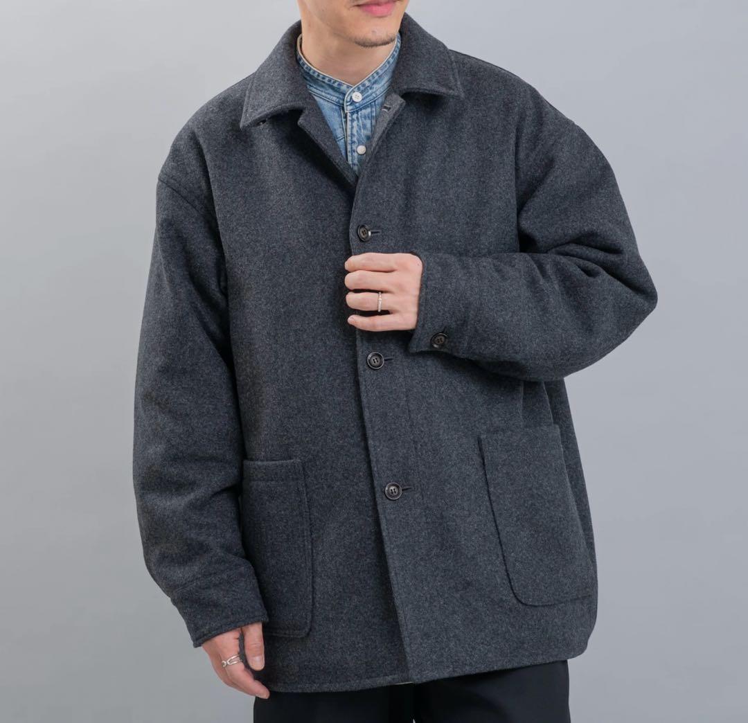 25AW 大山旬 SO ウールカバーオール グレー Lサイズ 日本製 未使用品