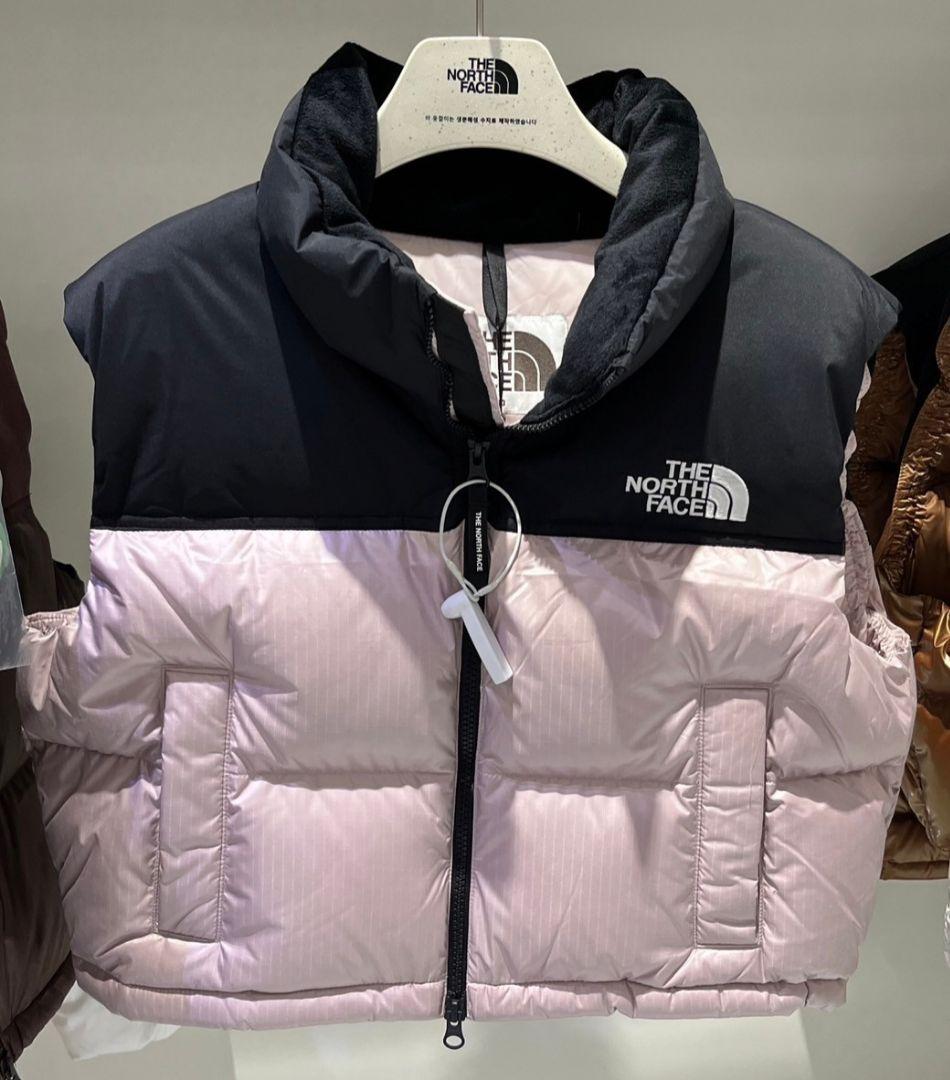 韓国 ノースフェイス ヌプシ ダウン ベスト ピンク 新品 - メルカリ