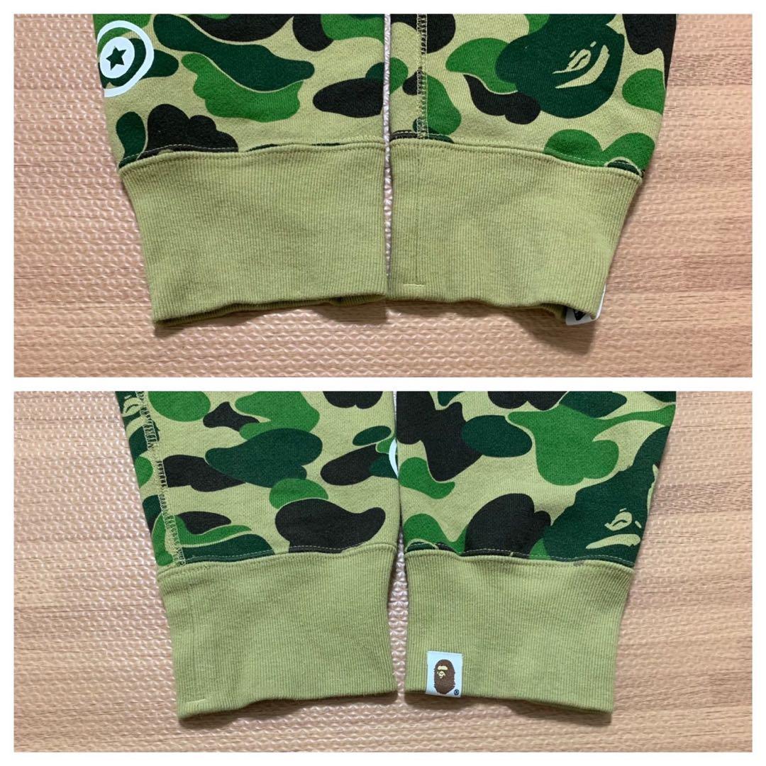 ☆激レア APE abc camo green シャークパーカー XL パーカー - メルカリ