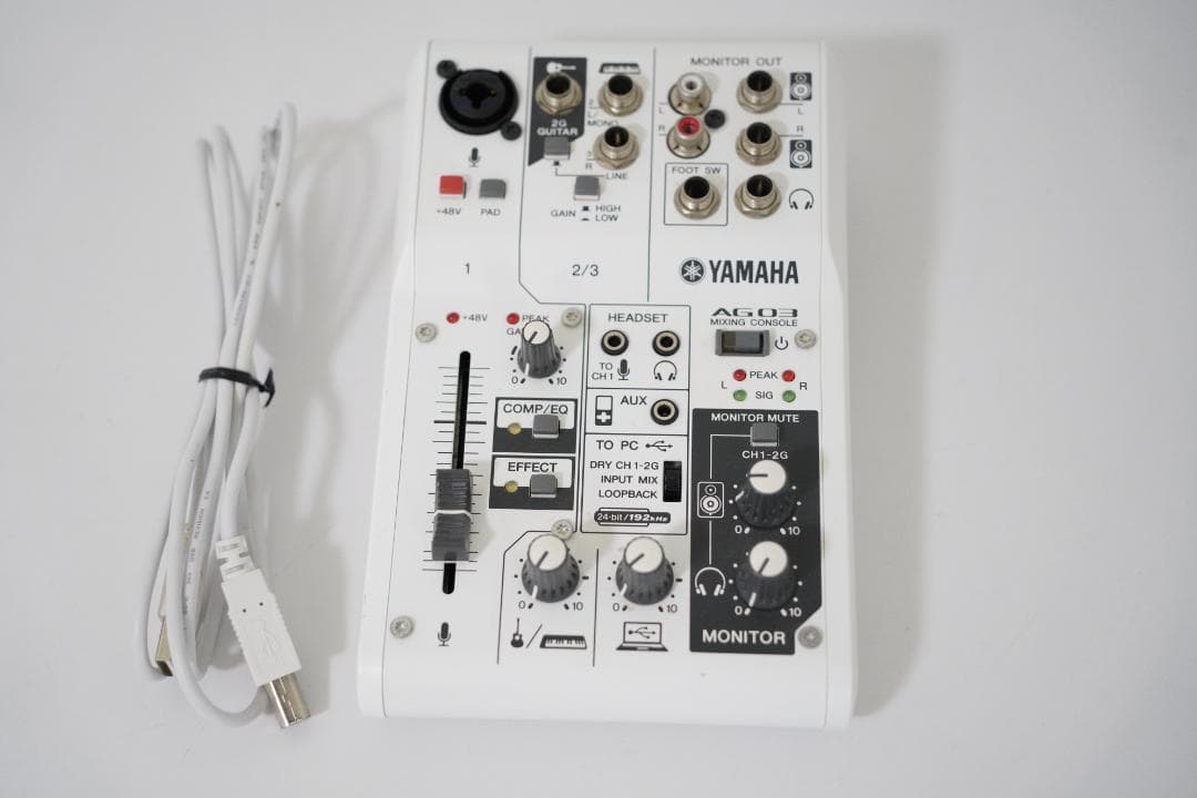 YAMAHA ヤマハ　AG03 オーディオインターフェース ヤマハ | AG03MK2 - AG Series - 概要