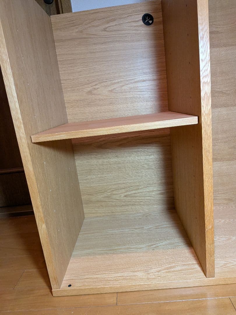 《送料込》無印良品 スタッキングキャビネット 追加パーツ 棚 テレビ台収納 木製