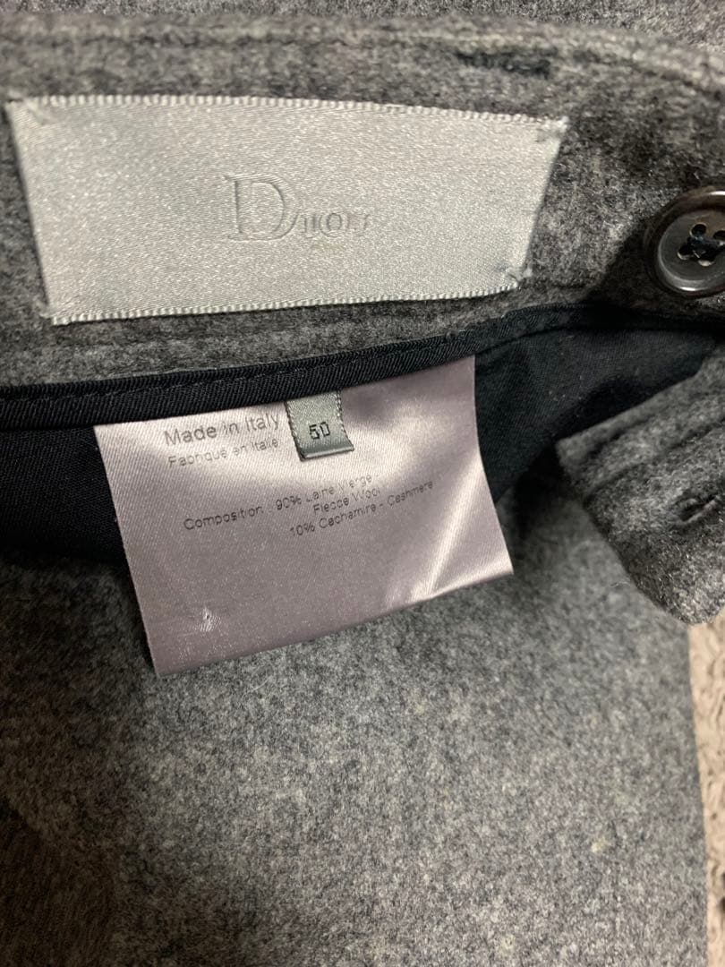 2002AW DIOR HOMME エディ期 パンツ ウールパンツ カシミヤ - メルカリ