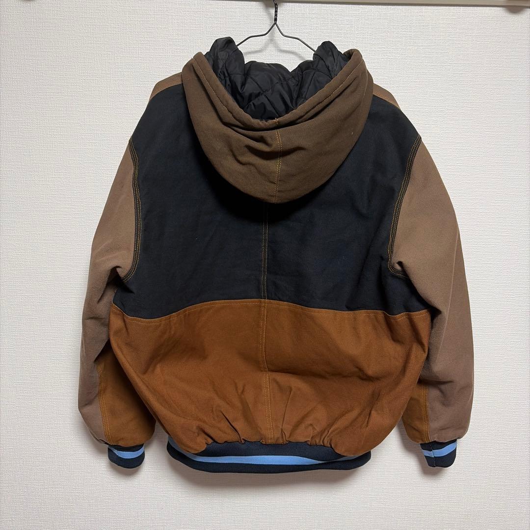 Carhartt フード付きジャケット ブラウン - メルカリ