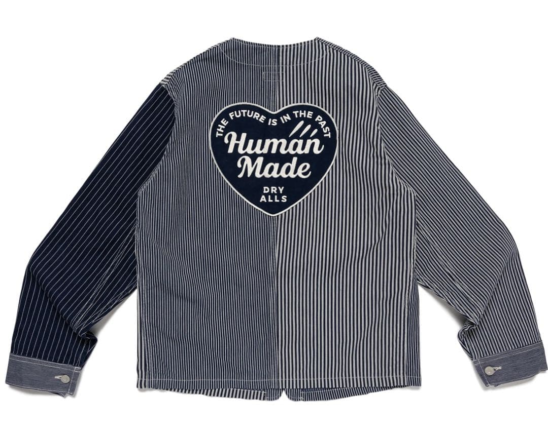 ジャケット・アウター HUMAN MADE ENGINEER JACKET Human Made Men's Zip-Up Work Jacket in Navy Human Made