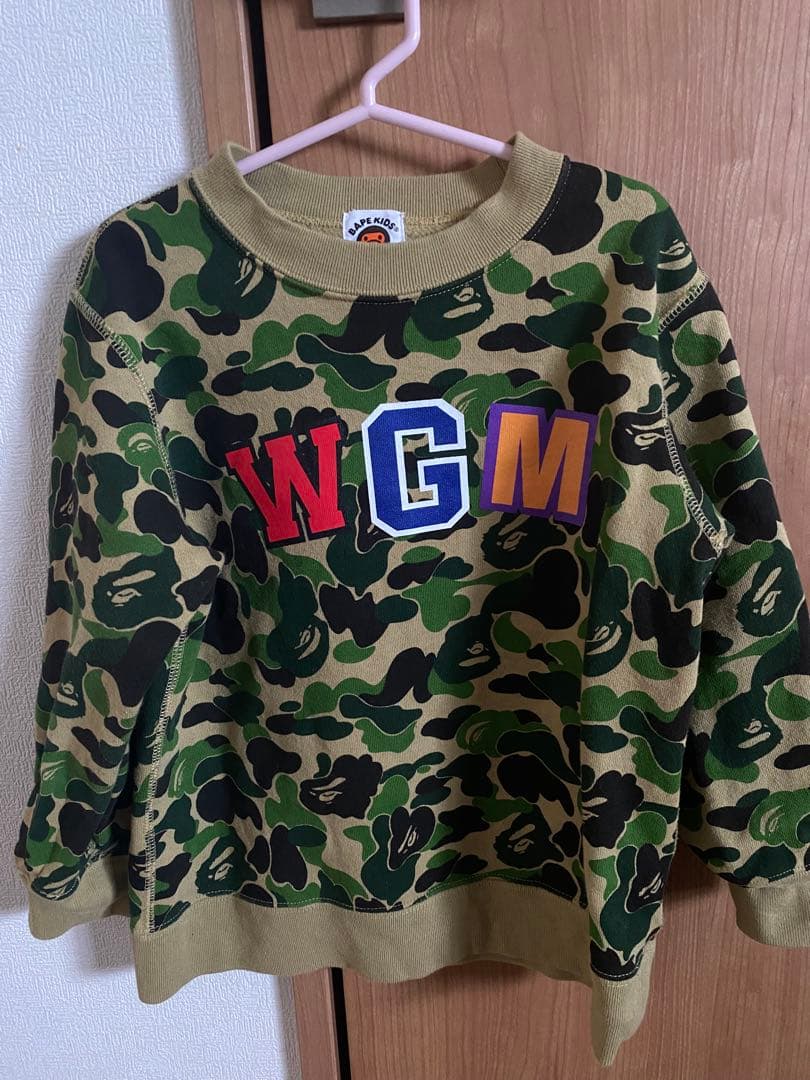 BAPE KIDS トレーナー 120 1度着用 - メルカリ