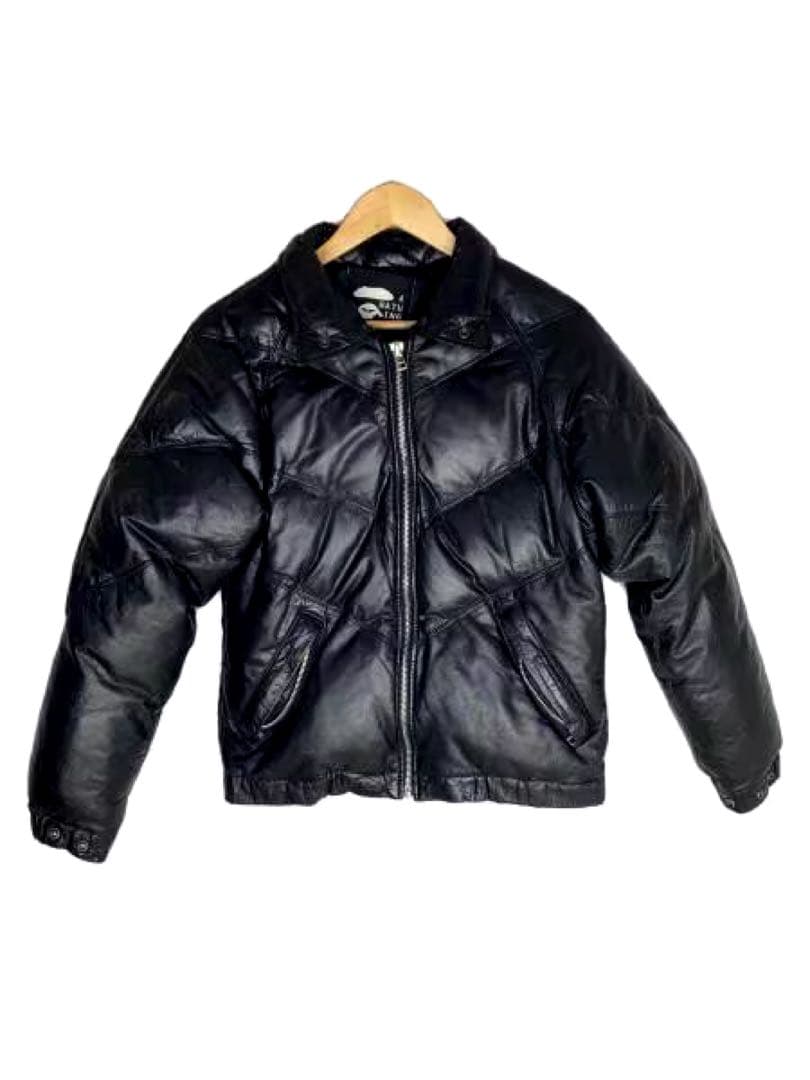 90s A Bathing Ape レザー ダウン 最初期 NIGO着用 - メルカリ