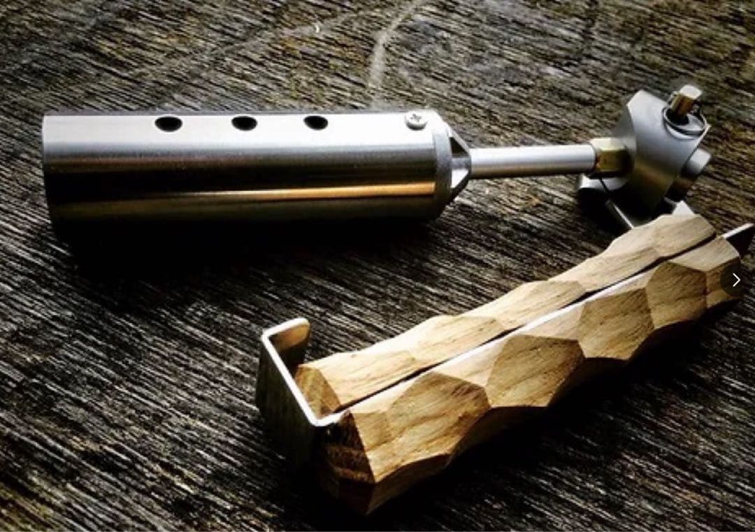 スノーピーク( peak) フォールディングトーチ カスタム キャンプギア】スノーピーク-フォールディングトーチカスタム