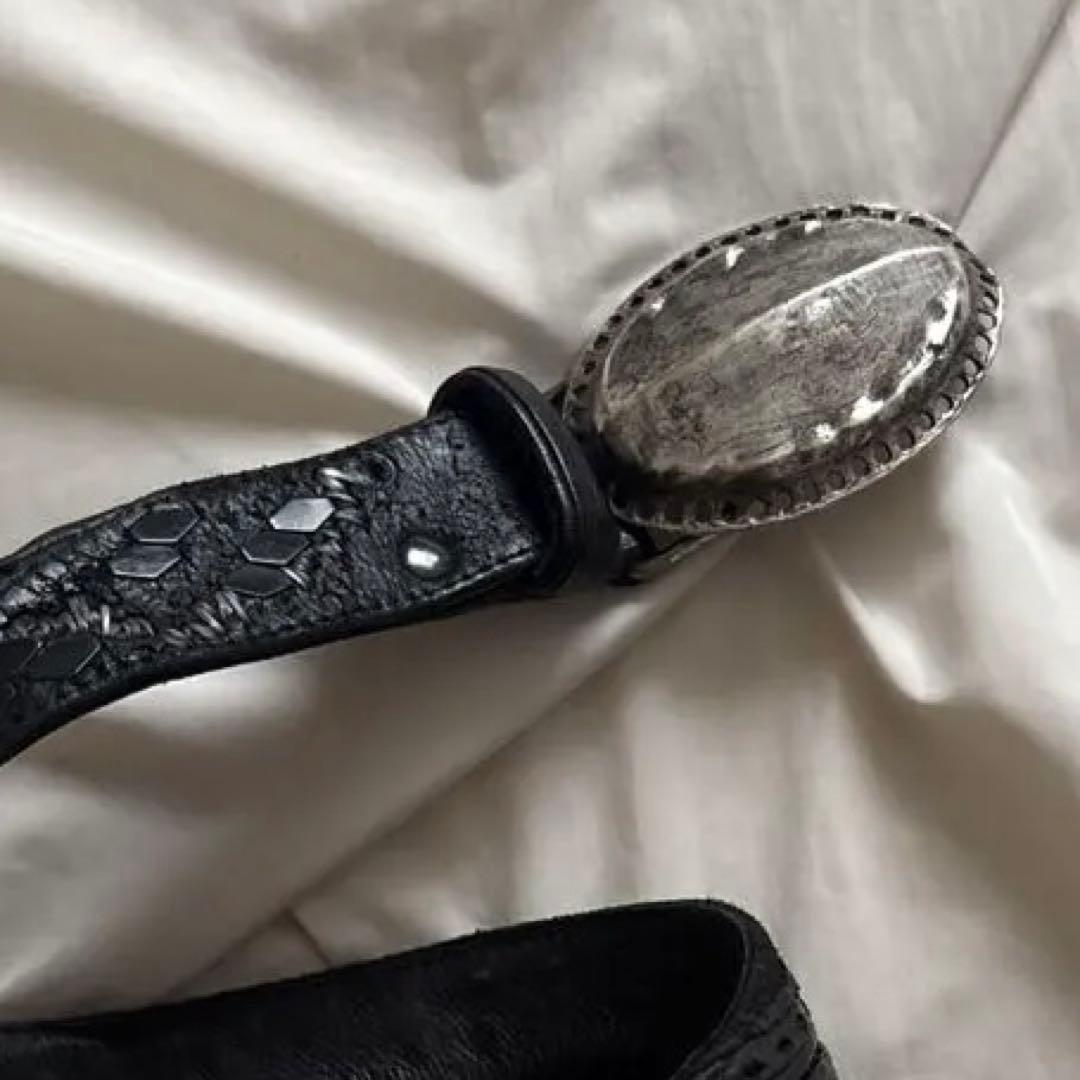 希少] Kmrii destroy damage studs belt