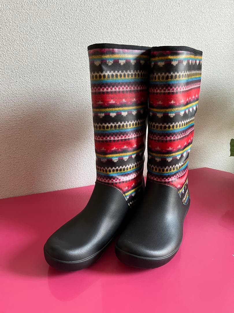 ☆ 新品☆　クロックス おしゃれ　　　レインブーツ crocs（クロックス） ブーツ レディース フリーセイル レイン ブーツ
