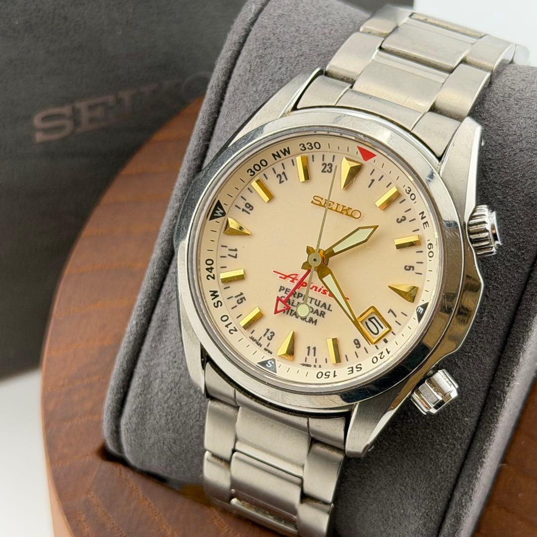 動作未確認　セイコー　アルピニスト　プロスペックス　SBCJ021 箱説付 SEIKO】セイコー『PROSPEX プロスペックス アルピニスト』SBCJ021 8F56