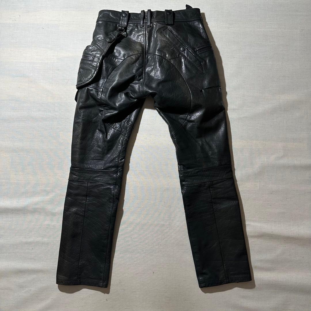 AVIREX P.D.W アヴィレックス タクティカル レザー パンツ M 牛革