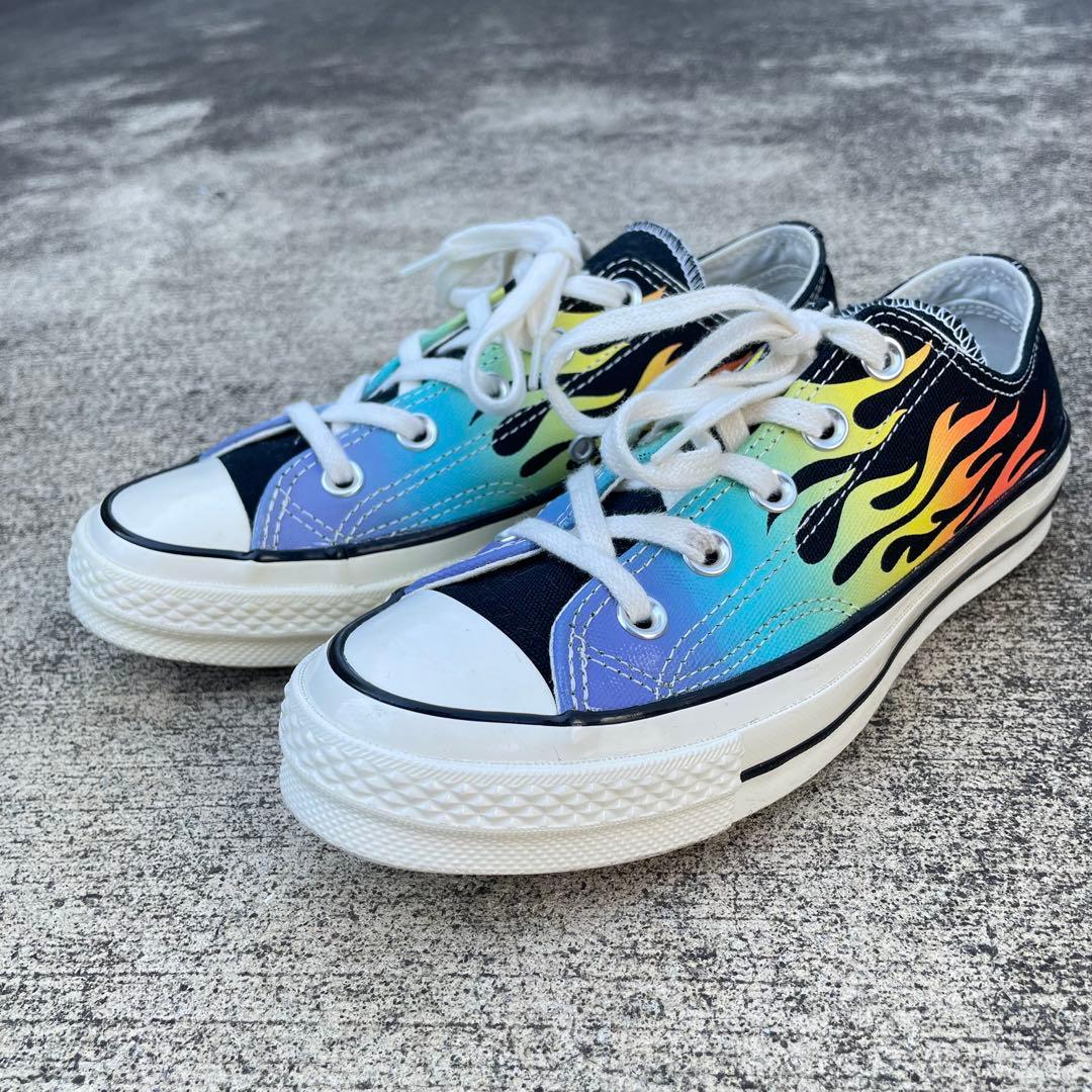 コンバース チャックテイラー フレイムプリント ファイヤー CT70 23cm