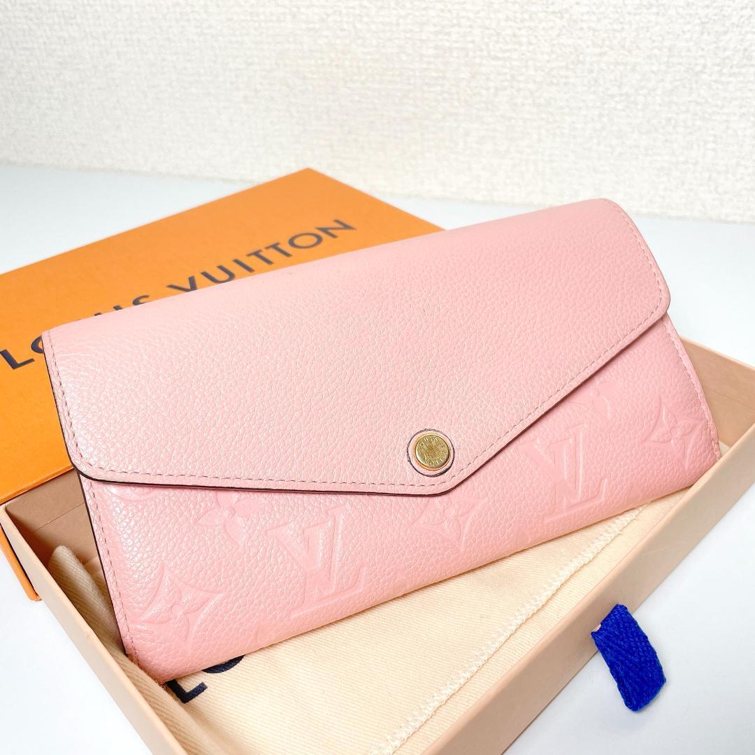 大人可愛いピンクの長財布✨LOUIS VUITTON ポルトフォイユ・サラ