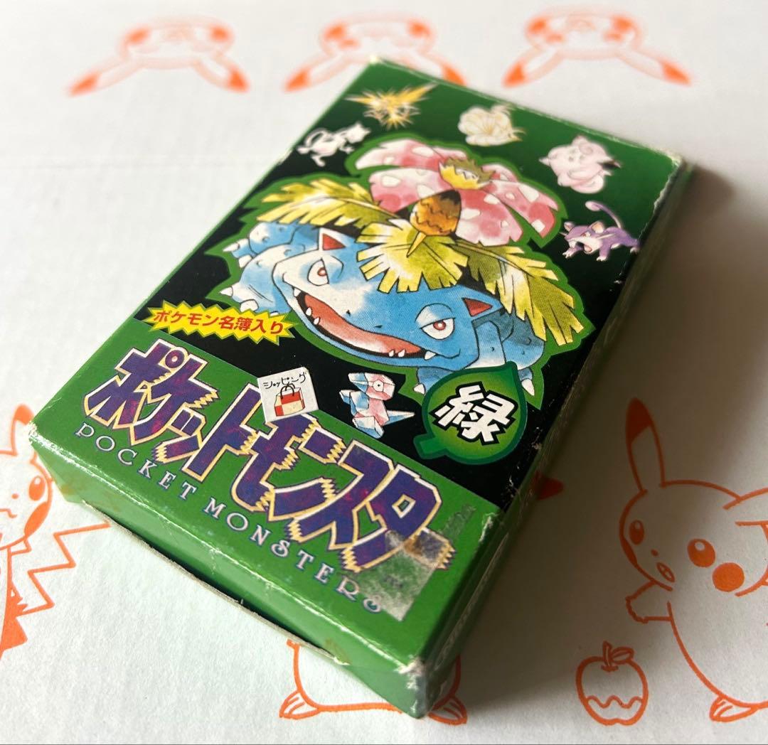稀少】ポケットモンスター 緑 トランプ ポケモン 任天堂 初代