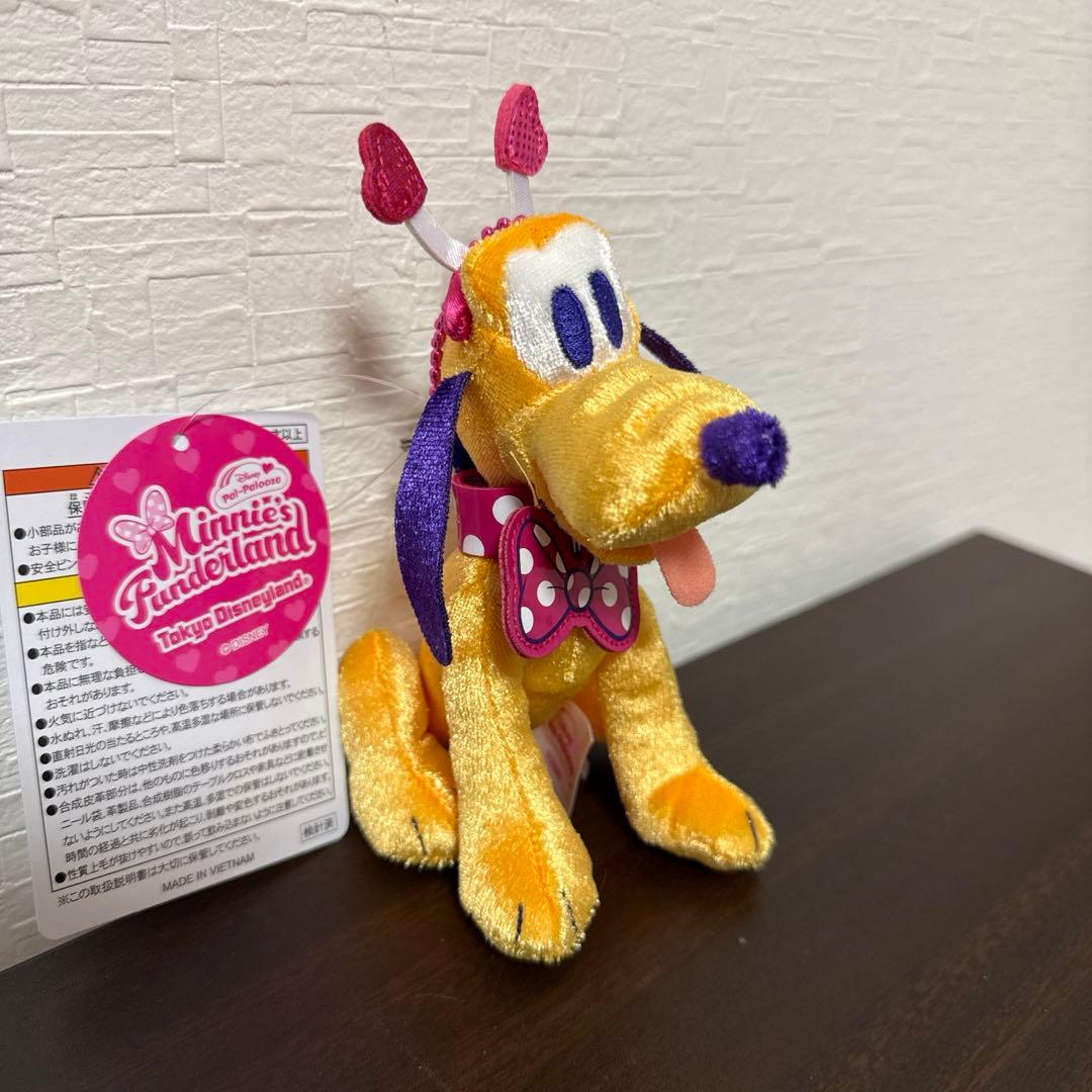 ディズニーランド ミニー パルパルーザ ミニパル ぬいぐるみバッジ