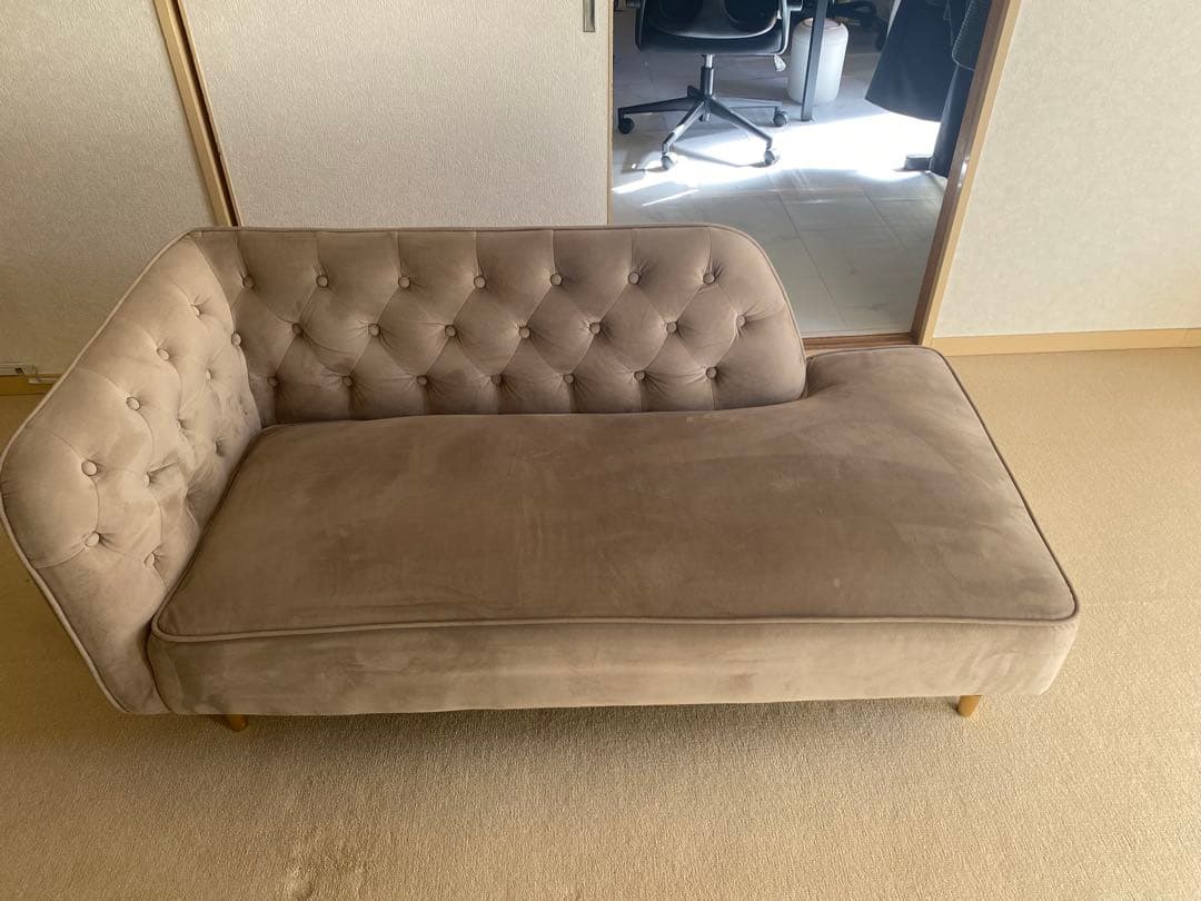 LOWYA(ロウヤ)ソファ　グレー LOWYA（ロウヤ） ソファ ソファー 3人掛け おしゃれ L字 カウチソファ