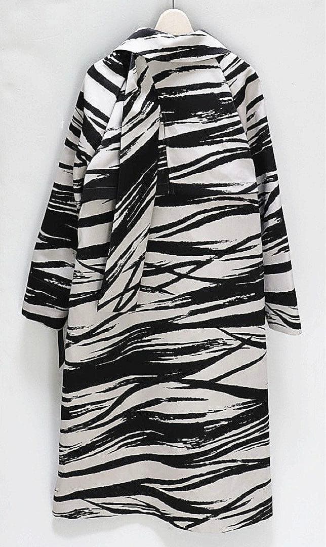 ユナイテッドトウキョウ》新品 ブラッシュアートステンコート ロング