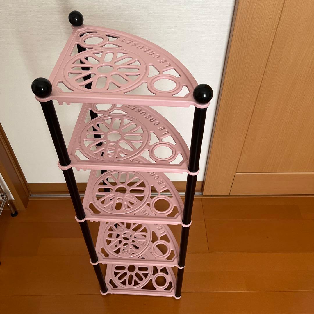 ル・クルーゼ ポットスタンド ピンクルクルーゼ ポットスタンド 5段