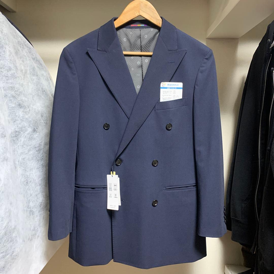 【新品未使用】ORIHICAオリヒカダブルスーツジャケットネイビー 仕事もデートもこれ一着！ スーツのプロ“紺”身のブレザー｜雑誌Begin