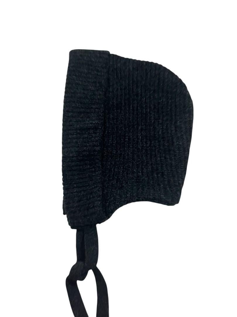 24AW FUMIE TANAKA フミエタナカ knit roll cap 24AW】FUMIE=TANAKA knit roll cap(BLACK) F24A-58 | IAAAM ONLINE STORE
