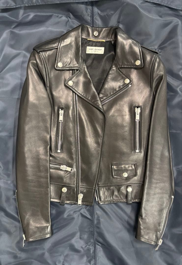 SAINT LAURENT レディースライダース　サイズ38 中古・古着通販】Saint Laurent Paris (サンローランパリ) ライダース