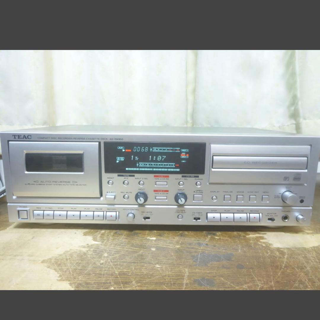 【美品】TEAC AD-RW950 CDカセットレコーダー AD-RW950 | 製品トップ | TEAC - プレミアムオーディオ