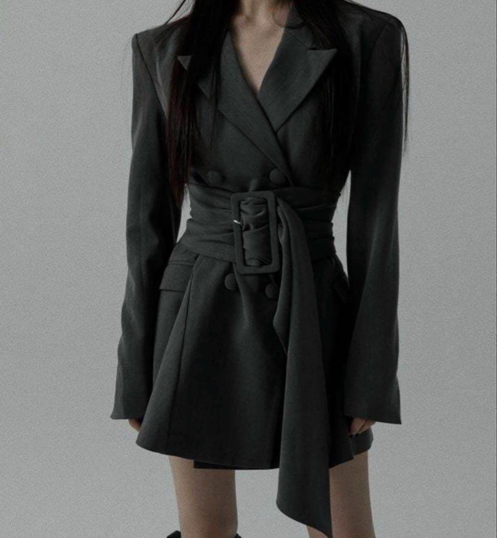 meltthelady thick belt jacket onepiece - メルカリ