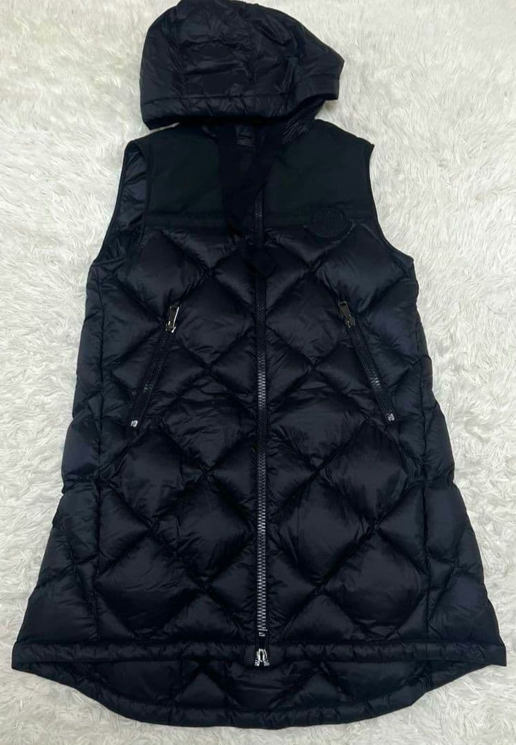 Moncler⭐ブラック キルティングダウンベスト MONCLER（モンクレール） MONCLER RIBAY キルティング ダウンベスト