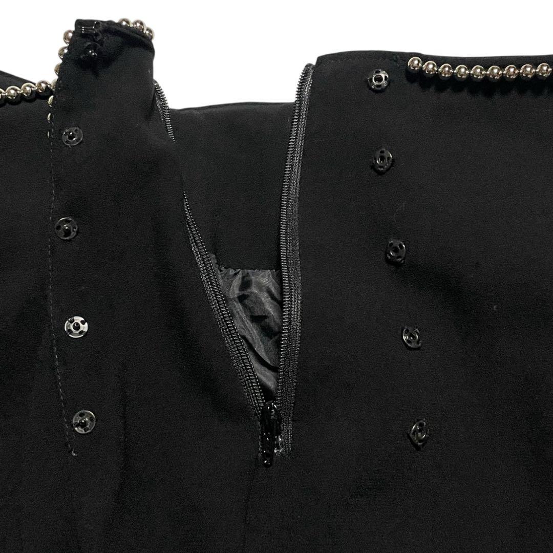 ジャンポールゴルチエ ボールチェーン プリーツスカート スタッズ 40