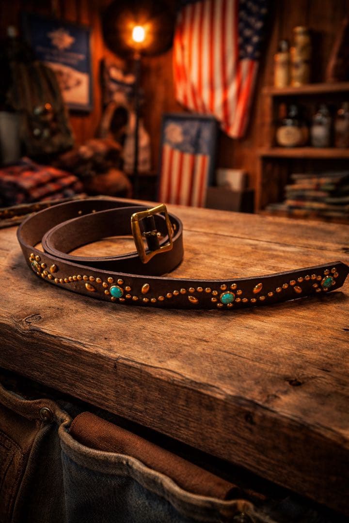 スタッズ　ナローベルト　HTC CALEE ウルフズヘッド スタッズ ナローベルト HTC CALEE ウルフズヘッド