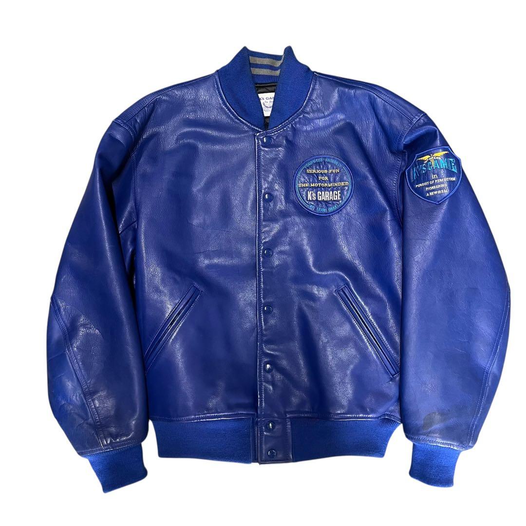 専用 K’S garage 岩城滉一 Ks GAMEレザージャケット スタジャン K's GARAZE、岩城滉一、革ジャン、スタジャン、メンズ、K's GAME