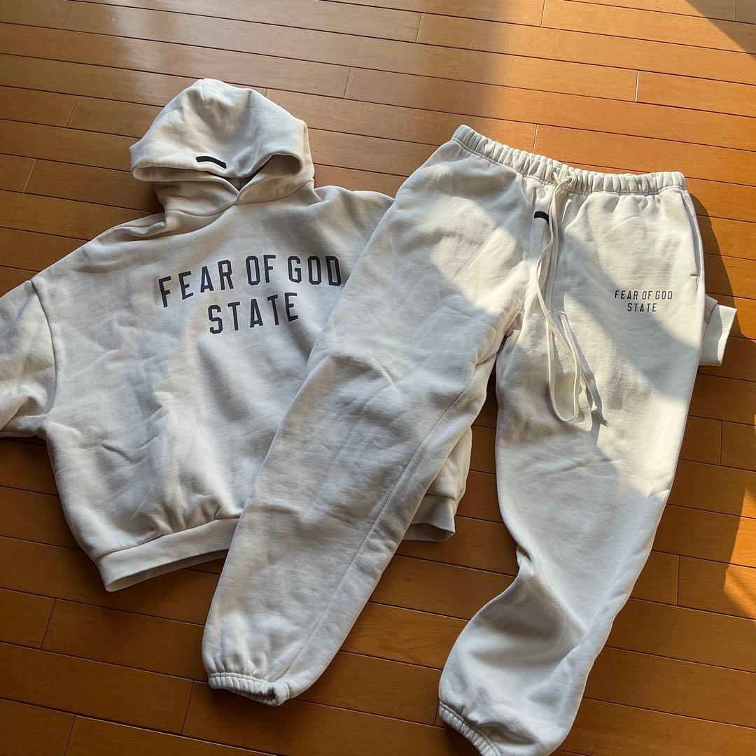 FEAR OF GOD STATEのスゥェット　セットアップ 上下セット◇【FOG x adidas】SUEDE FLEECE HOODIE & SWEATPANTS (FEAR