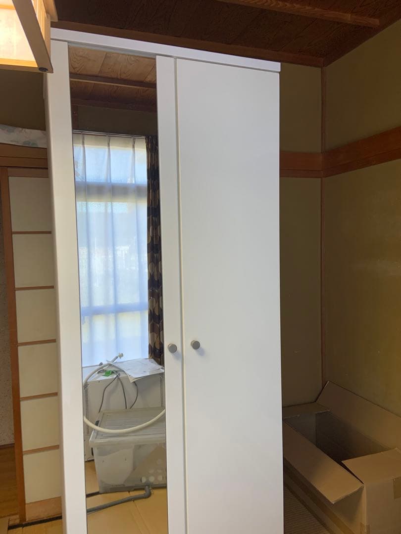 ニトリ ワードローブ WISH3 80WR-WH - メルカリ