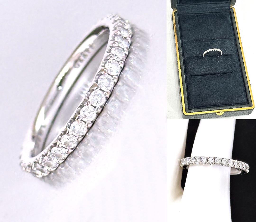 ギャラ 完備 極美品 グラフ ラウンド ダイヤ ウェディング バンド