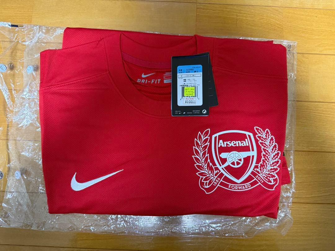 ナイキ　アーセナル　2011-12 ホーム　arsenal ユニフォーム NIKE アーセナル 11/12 125周年 ユニフォーム ホーム 半袖