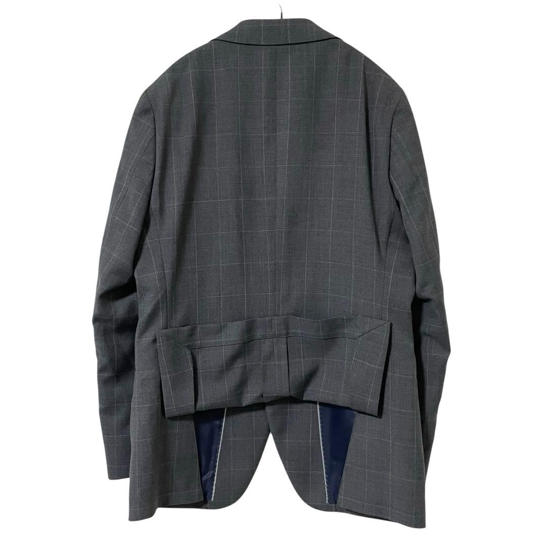 美品 スーツセレクト ビジネススーツ セットアップ ウィンドーペン