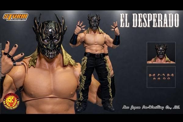 【新品】エル・デスペラード フィギュア 黒金マスク ストームコレクティブルズ 新品】エル・デスペラード フィギュア 黒金マスク ストーム
