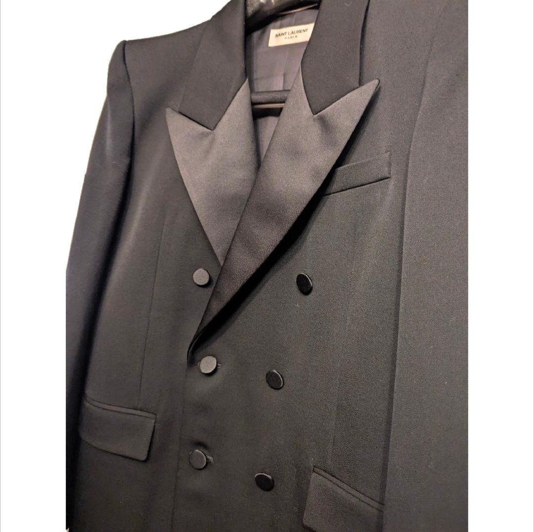 SAINT LAURENT 23SS ダブルスモーキングジャケット - メルカリ