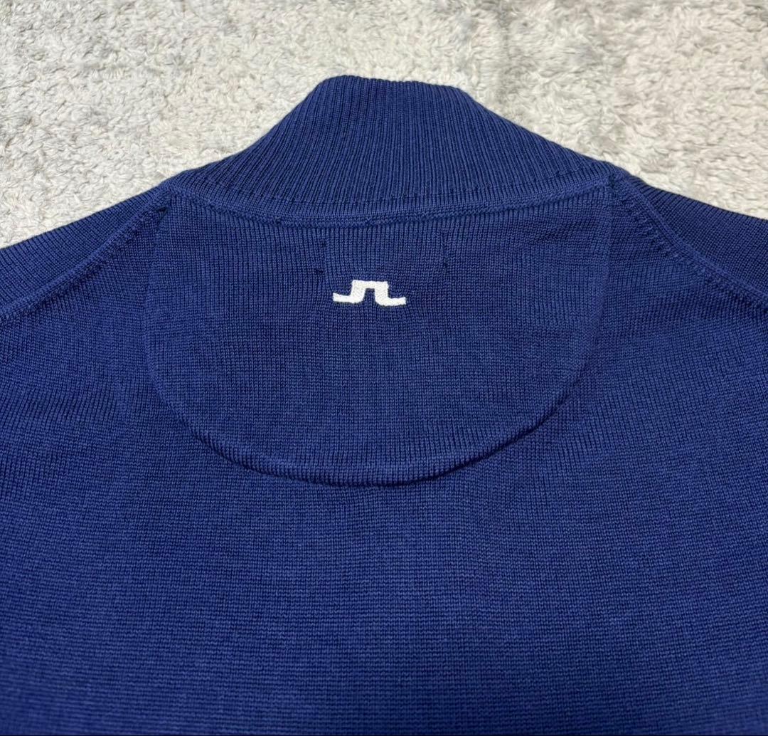 ☆新品 J.LINDEBERG ゴルフセーター モックネック ハーフジップアップ