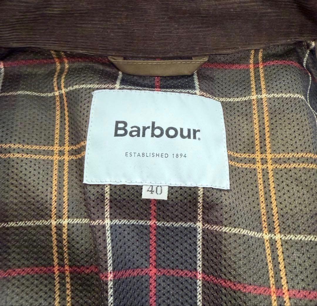 近年極美品XLサイズ相当 バブアー スペイ ピーチスキン ハンティング