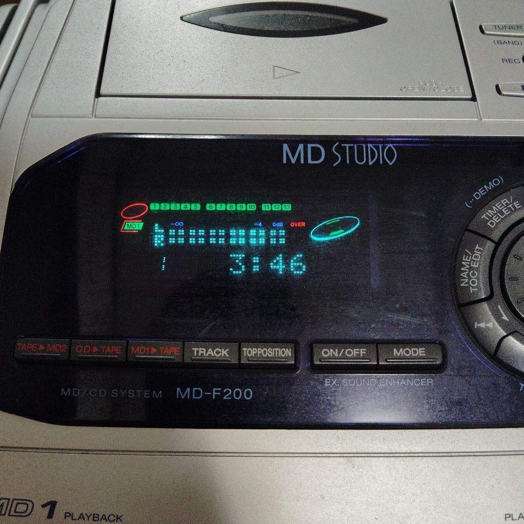SHARP MD-F200 ポータブルコンポ ジャンク - メルカリ