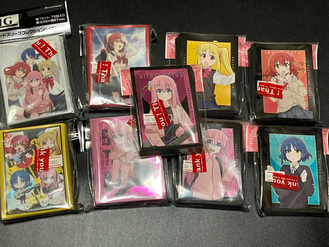 ぼっちざろっく　スリーブセット　新品未開封 2026年最新】ぼっちざろっく スリーブの人気アイテム - メルカリ