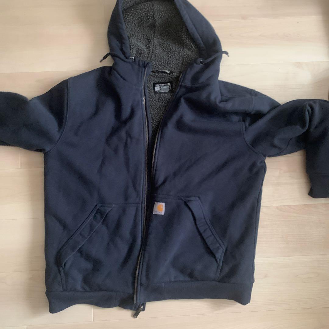 ト*サ様 Carhartt ネイビーフルジップフーディ Carhartt Midweight Hooded Zip-Front Sweatshirt | Product | SanMar