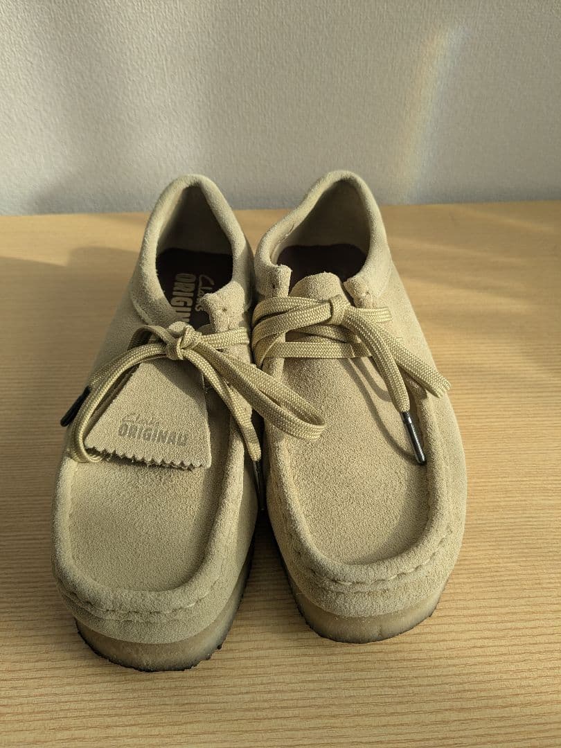 クラークス ワラビー 22cm ベージュ クラークス Clarks WALLABEE BOOT ワラビー ブーツ カジュアル