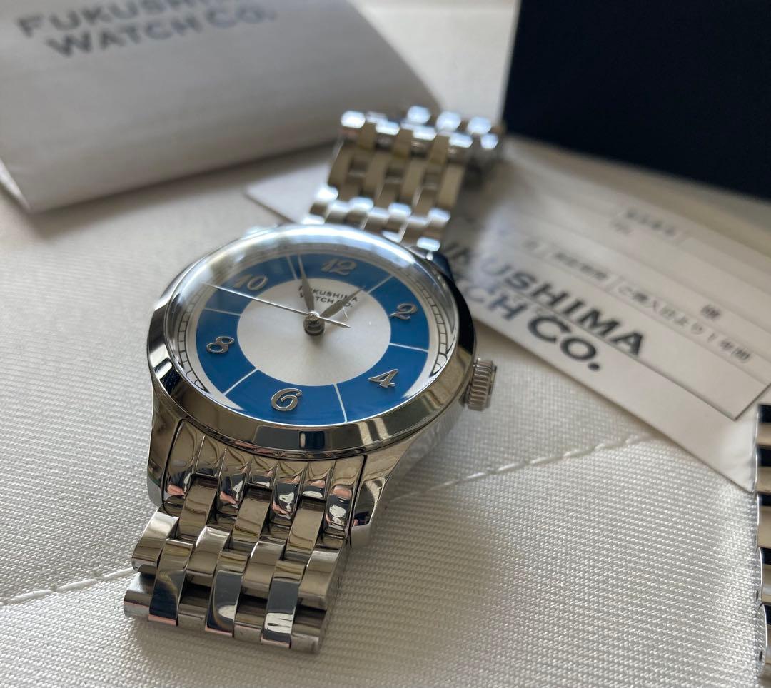 フクシマ・ウォッチ FUKUSHIMA WATCH Co.Marine Blue - メルカリ