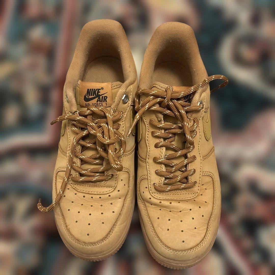 NIKE AIR FORCE 1 ブラウン　24.5センチ 送料無料 【新品】24 5cm Nike Air Force 1 Low Flax/Wheatナイキ エア