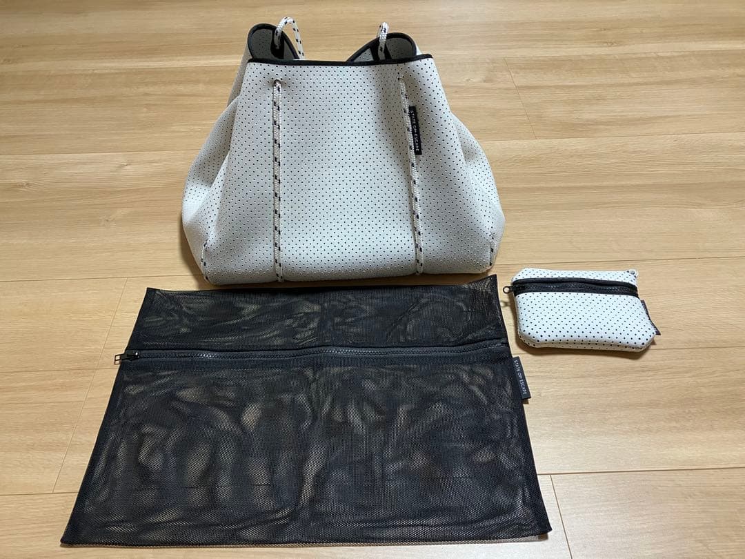 STATE OF ESCAPE ホワイトトートバッグ ポーチ付き 楽天市場】ステートオブエスケープ トートバッグ エスケープ マザーズ